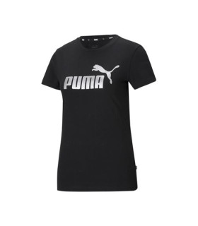 ESS+ METALLIC LOGO TEE W