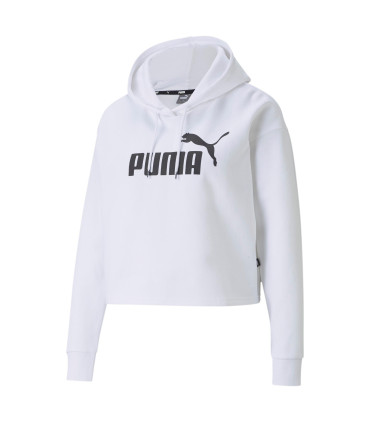 ESS CROPPED LOGO HOODIE FL